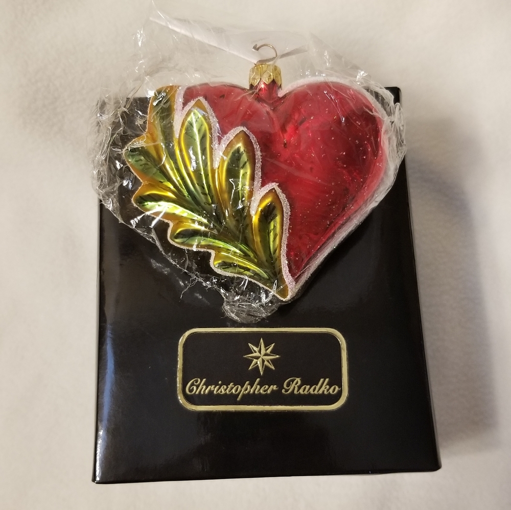 *NWT* Christopher Radko Vintage 1998 "The Heart of Family House" Ornament